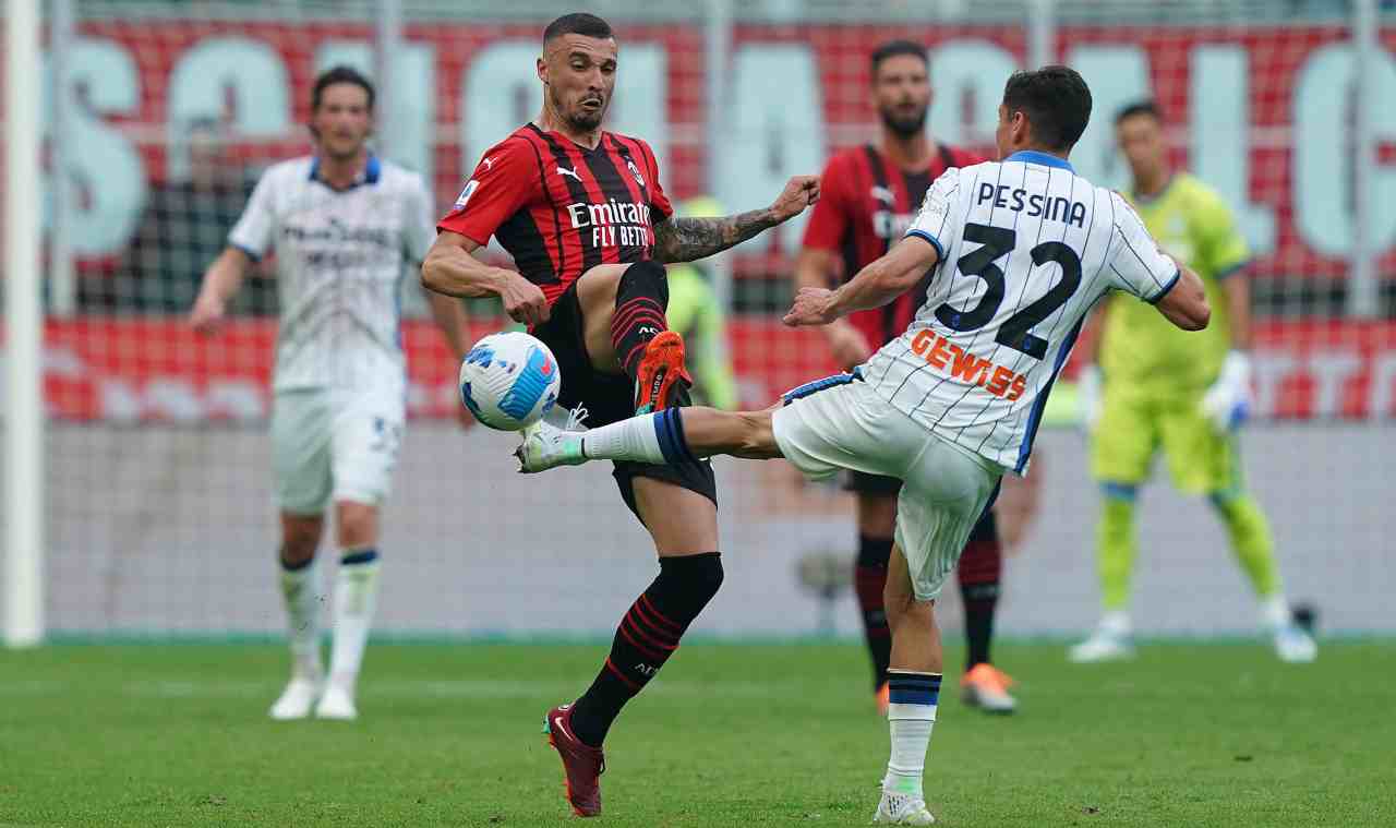 Milan-Atalanta, Pessina e Krunic a contrasto