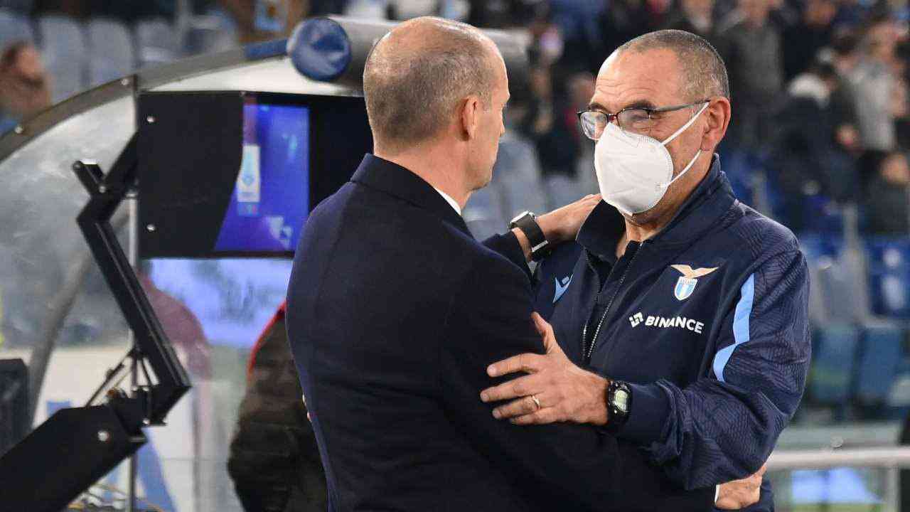 Allegri e Sarri si salutano 