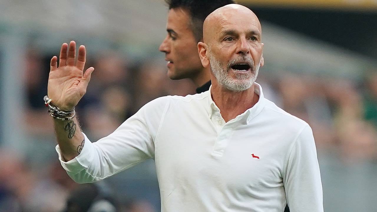 Stefano Pioli in campo