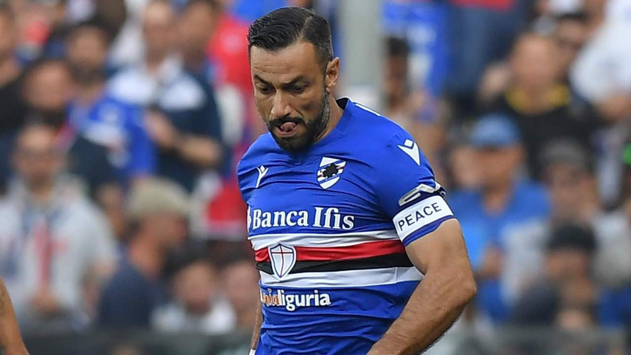 Fabio Quagliarella in campo