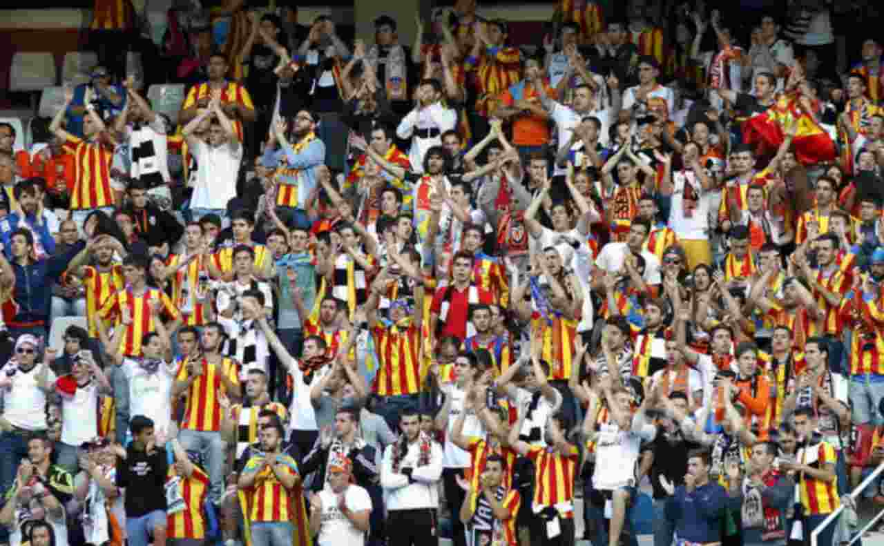 Tifosi del Valencia sugli spalti