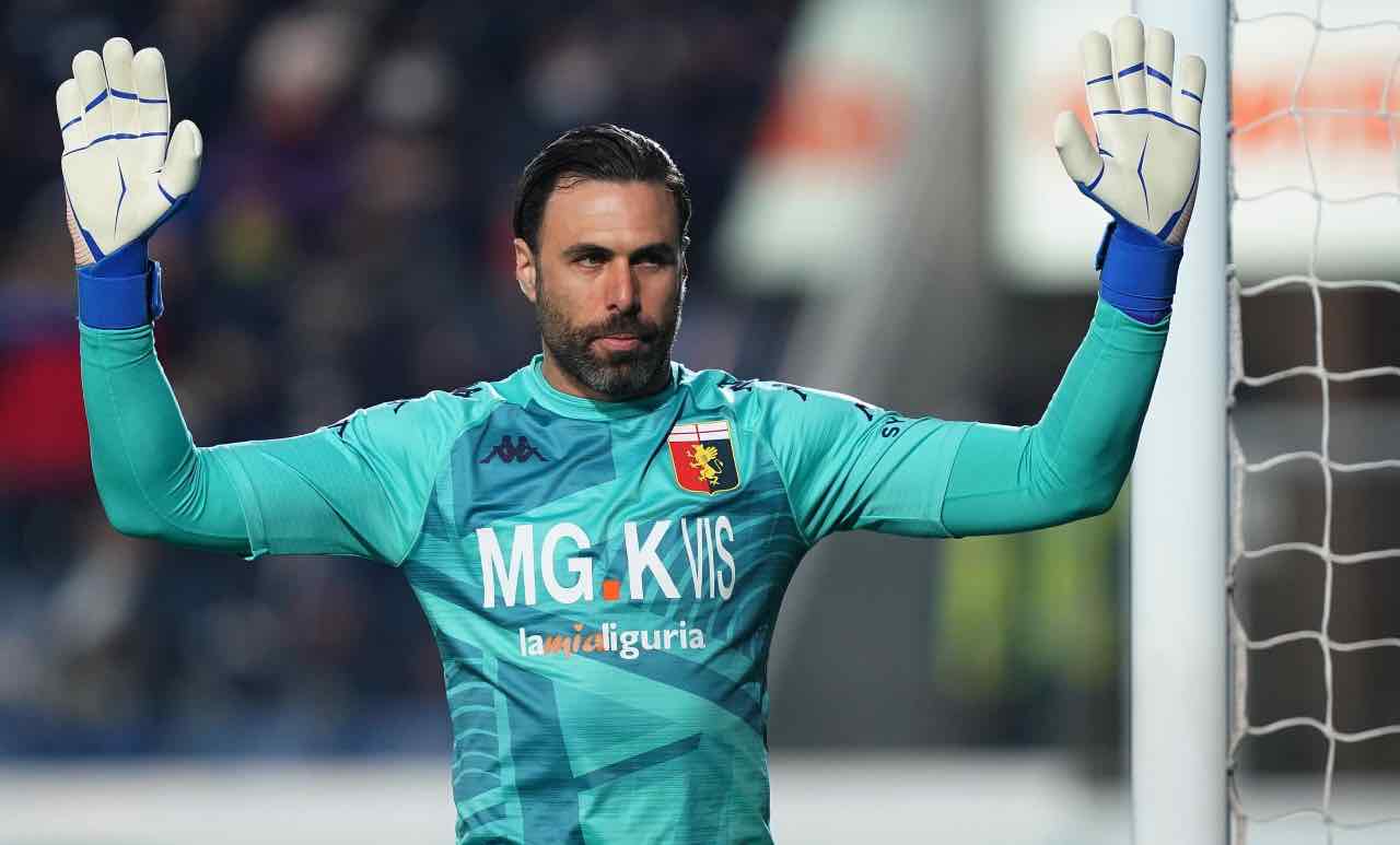 Sirigu in Atalanta-Genoa