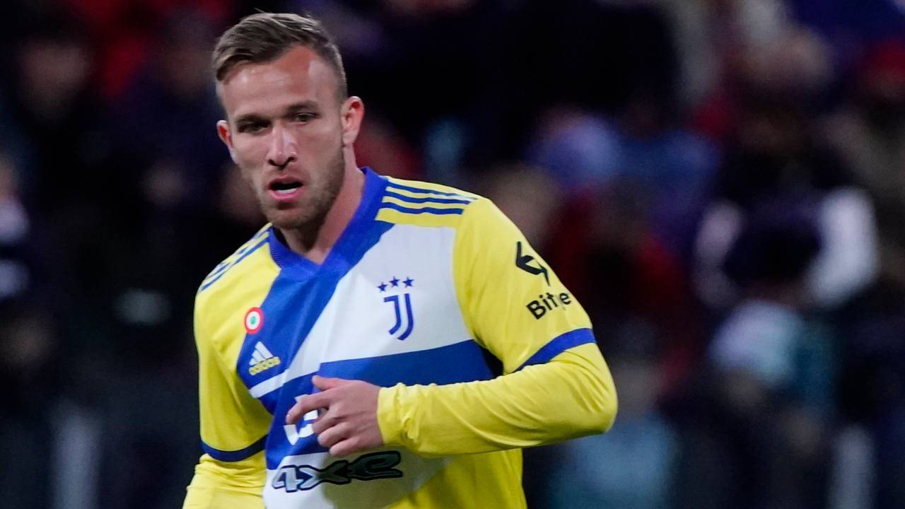 Arthur in azione con la maglia della Juventus