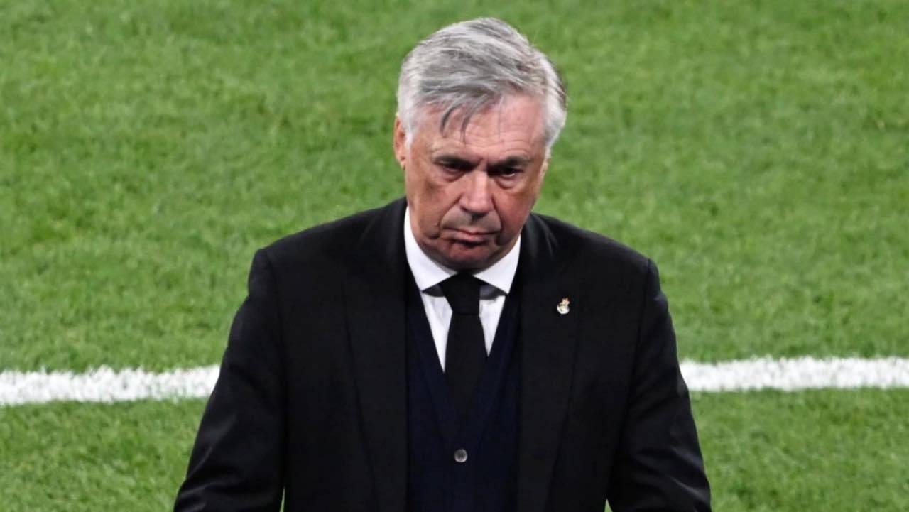 Ancelotti triste