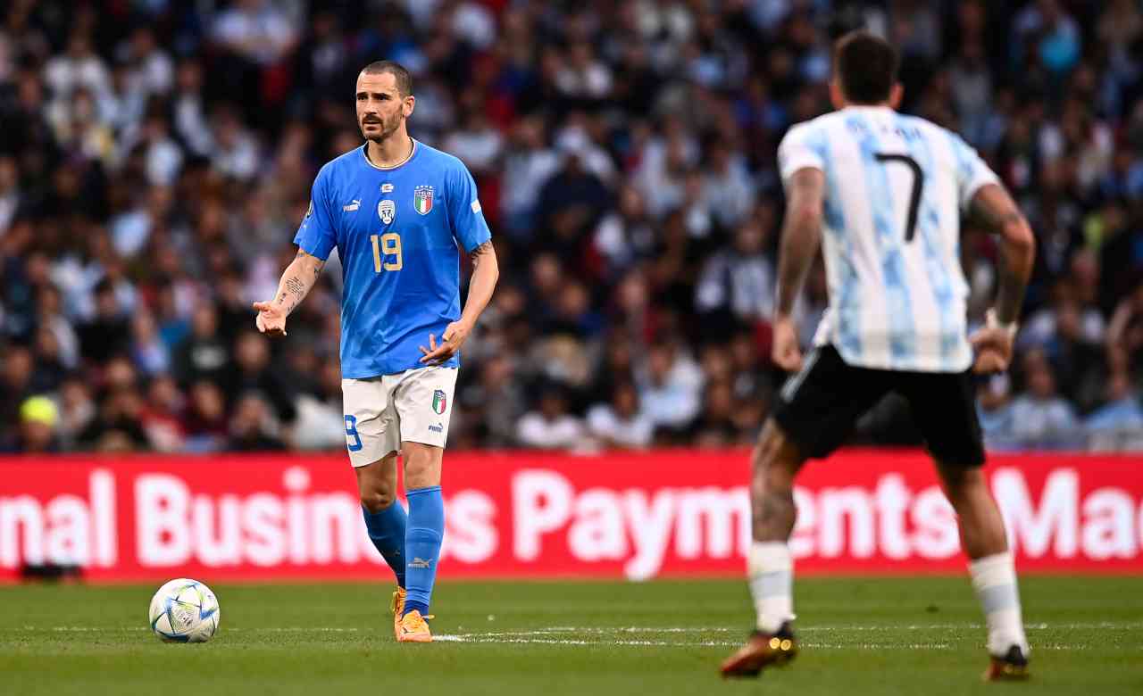 Bonucci porta palla 