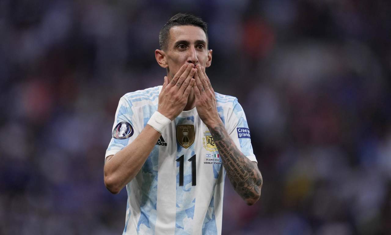 Di Maria esulta 