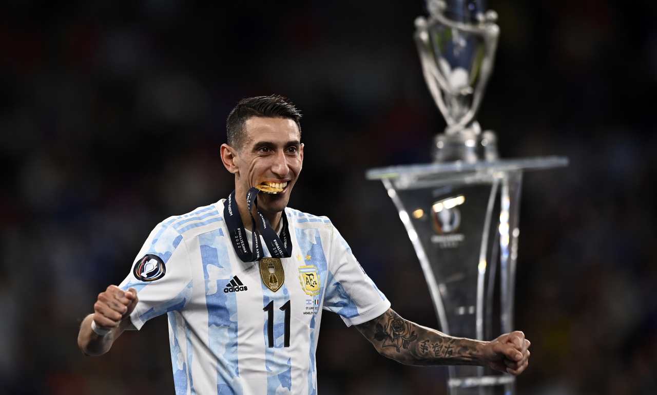 Di Maria esulta 