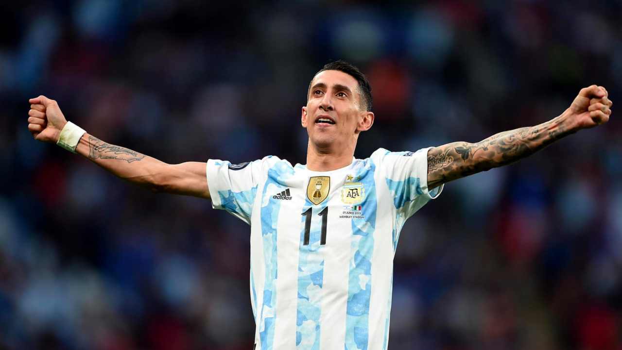 Di Maria esulta