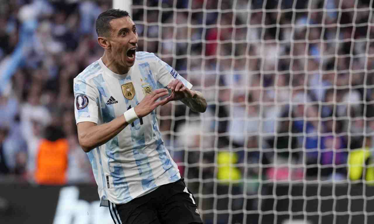 Di Maria esulta 