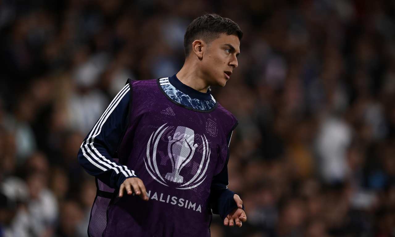 Dybala si riscalda
