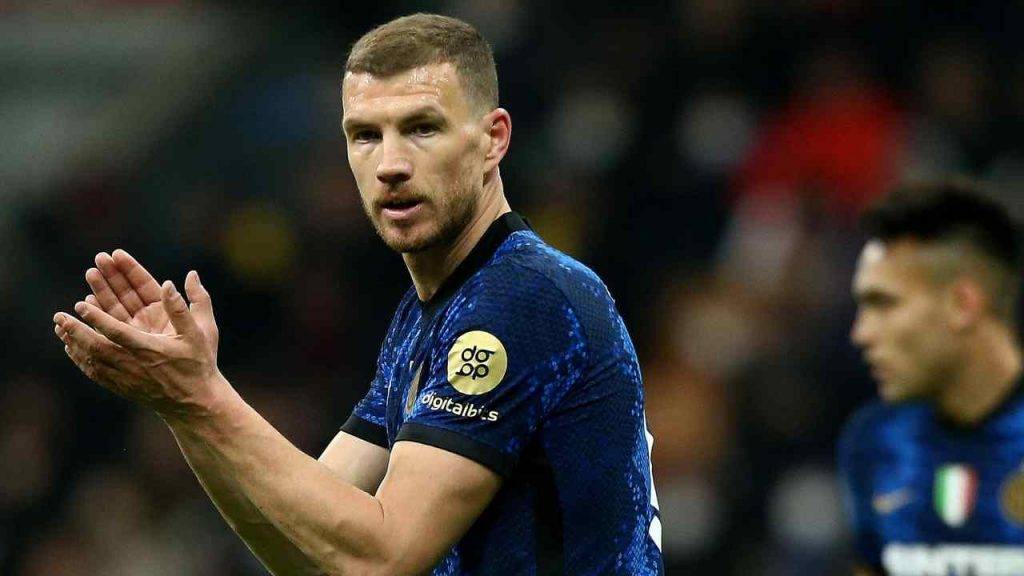 Edin Dzeko, attaccante dell'Inter