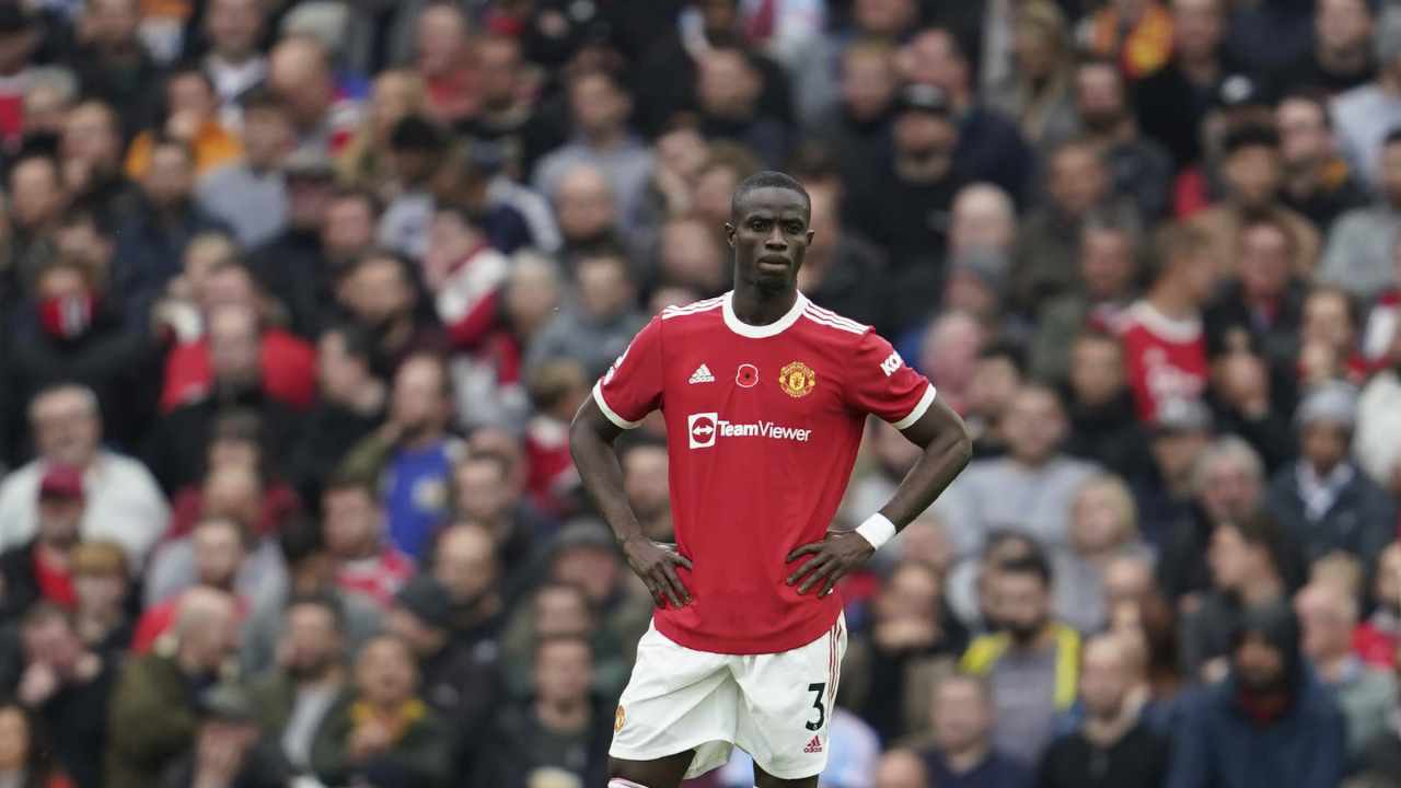 Eric Bailly a gioco fermo concentrato Manchester United