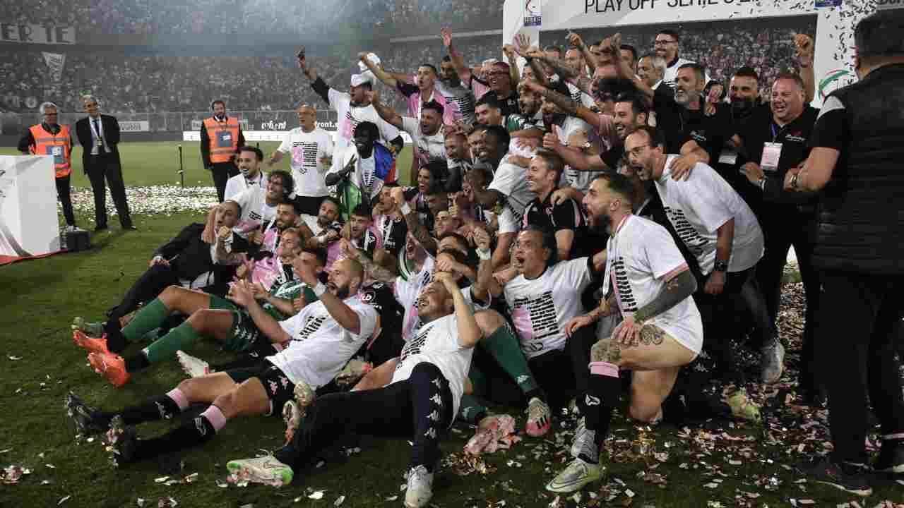 Festa Palermo per la promozione in serie B