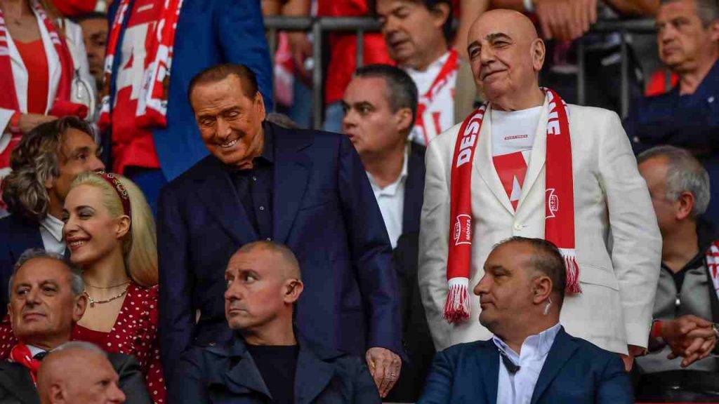 Berlusconi e Galliani, presidente e dirigente del Monza