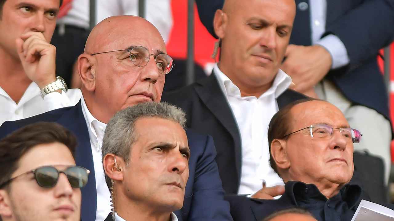 Galliani e Berlusconi in tribuna Monza