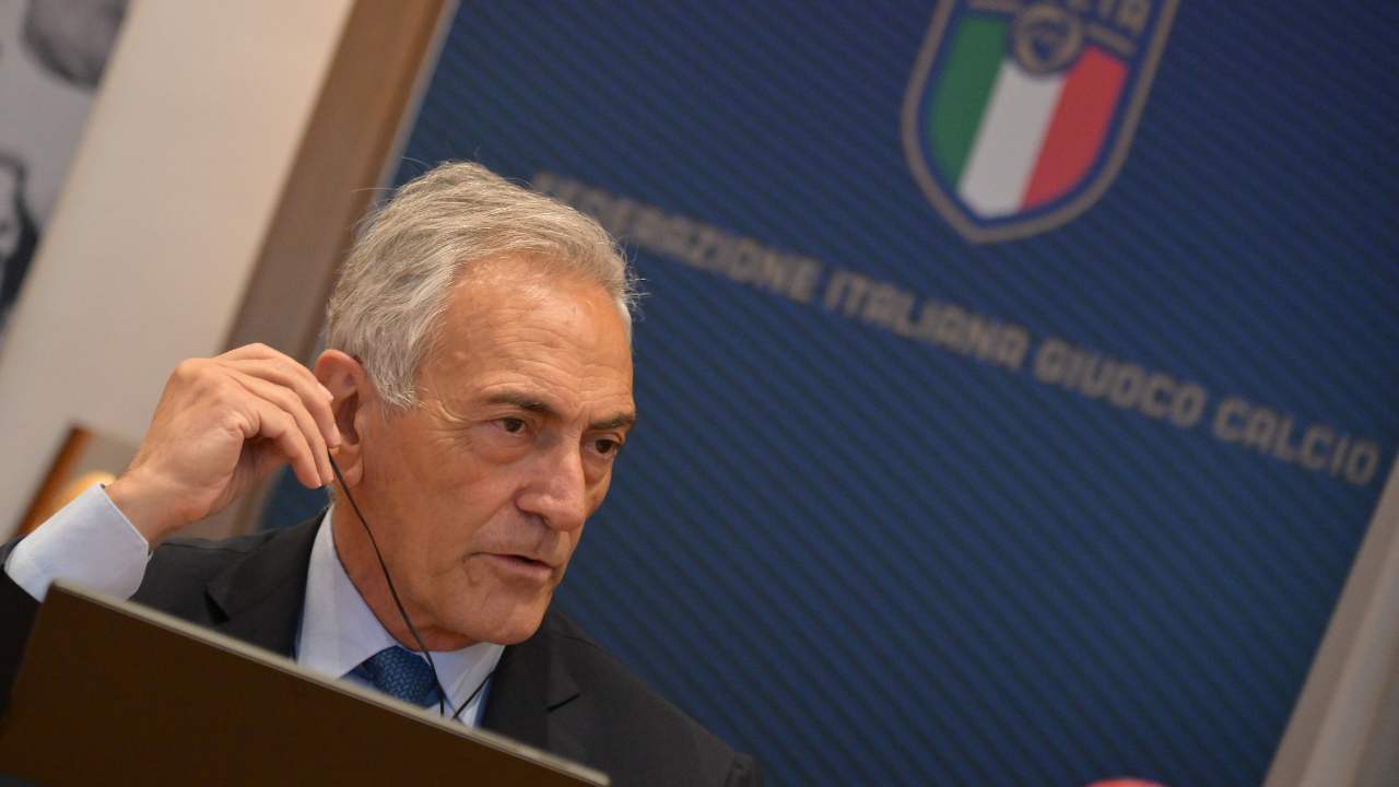 Gravina parla in conferenza Italia