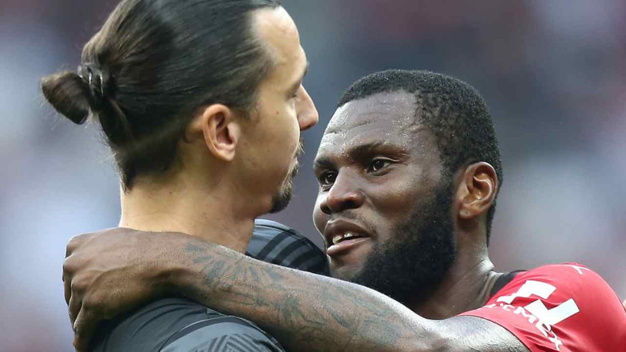 Ibrahimovic e Kessié festeggiano insieme