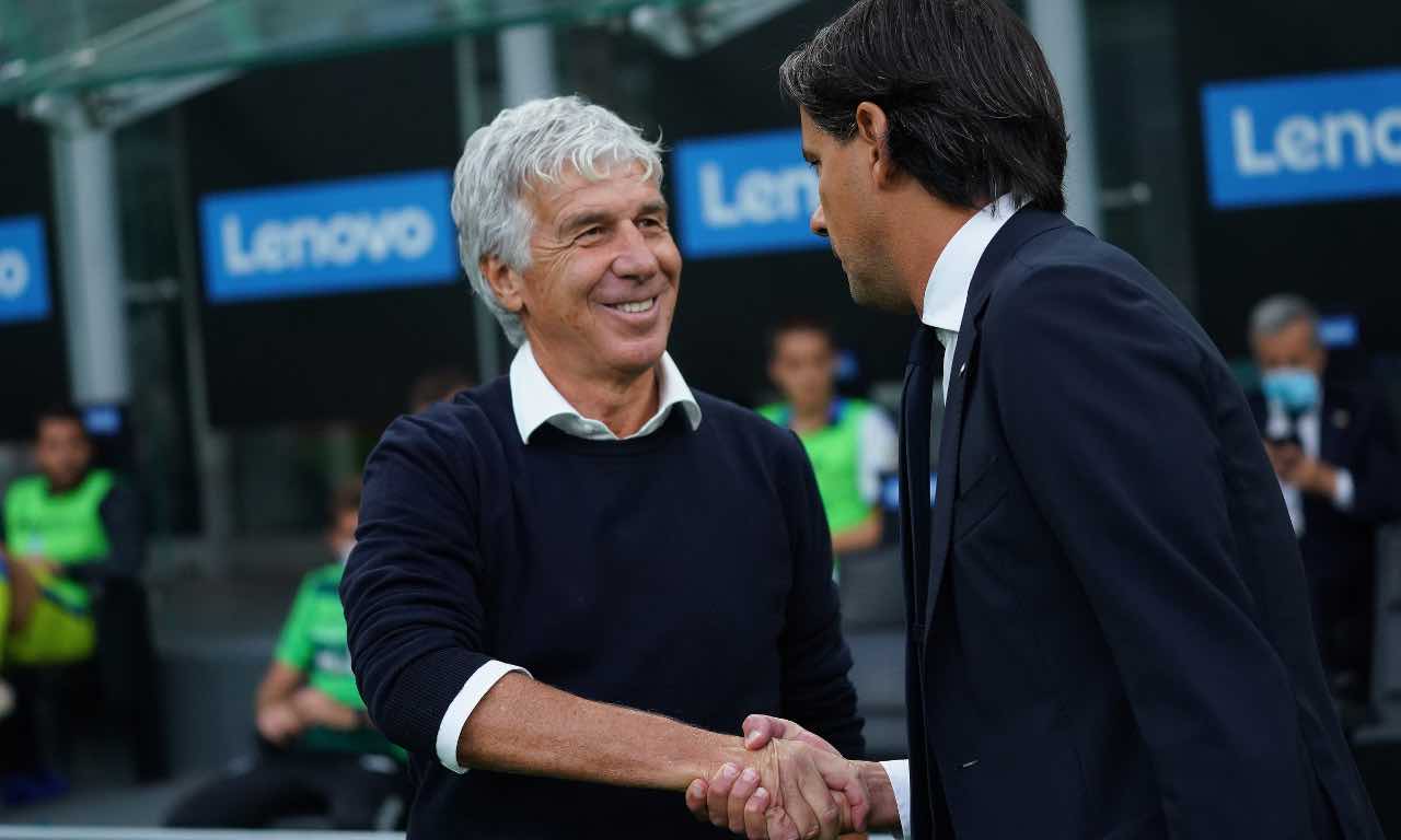 Gasperini e Inzaghi si salutano