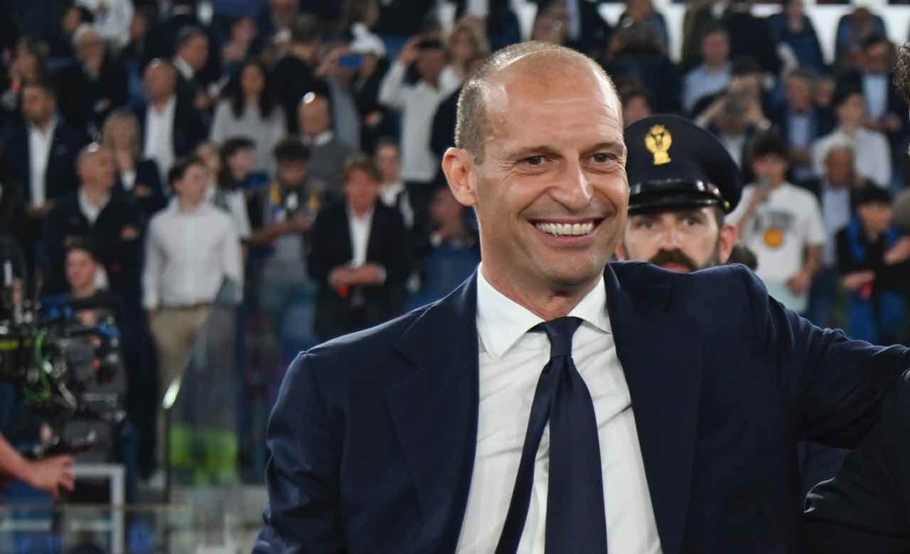 Allegri sorridente