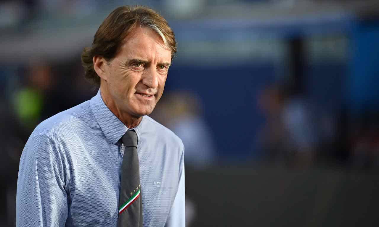 Mancini durante Italia-Germania