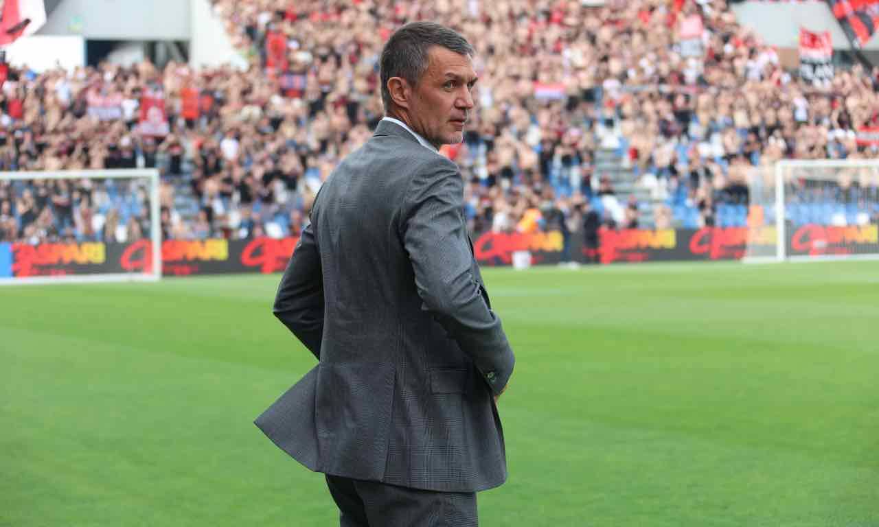 Paolo Maldini in campo