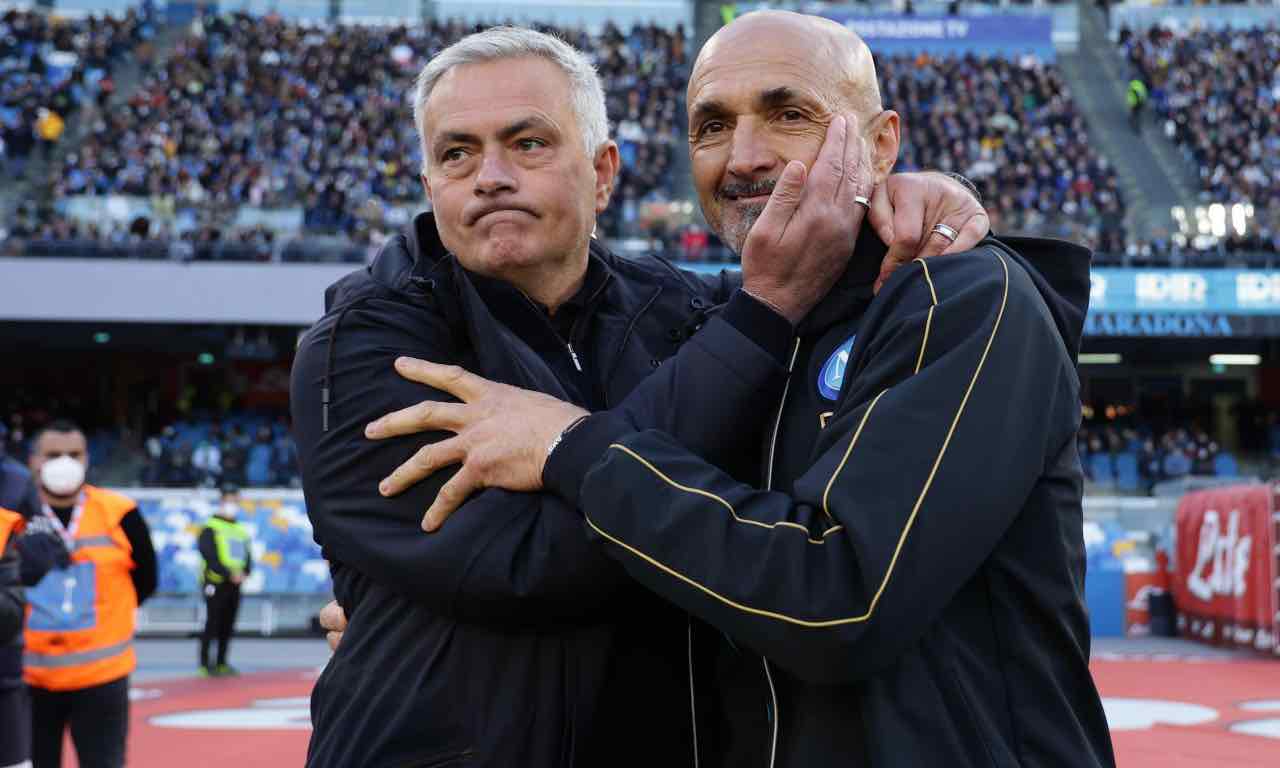 Spalletti e Mourinho si salutano
