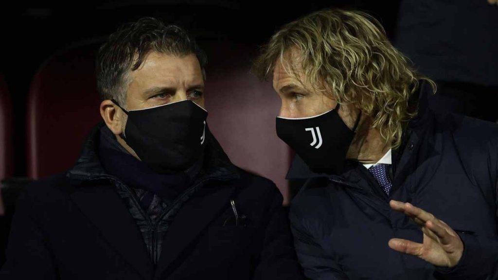 Nedved e Cherubini, dirigenti della Juventus