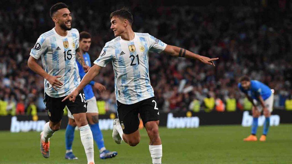 Dybala in campo