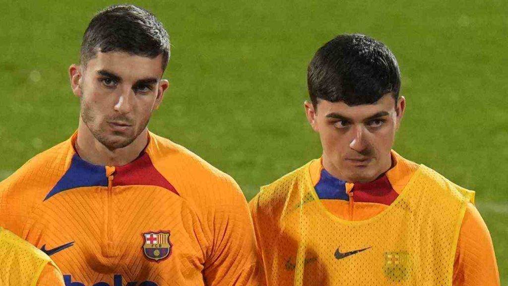 Pedri e Ferran Torres del Barcellona