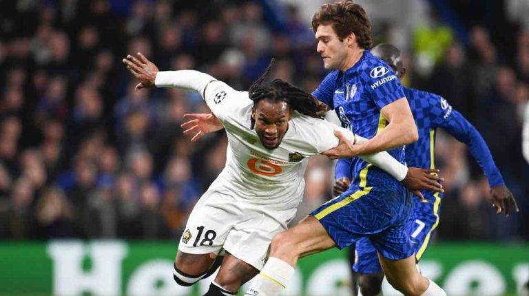 Renato Sanches in azione con la maglia del Lillle