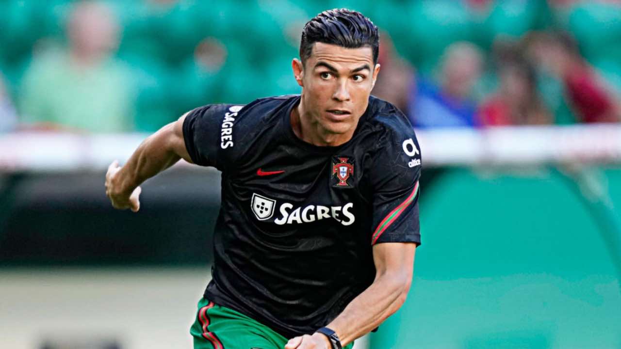 Cristiano Ronaldo in campo col Portogallo