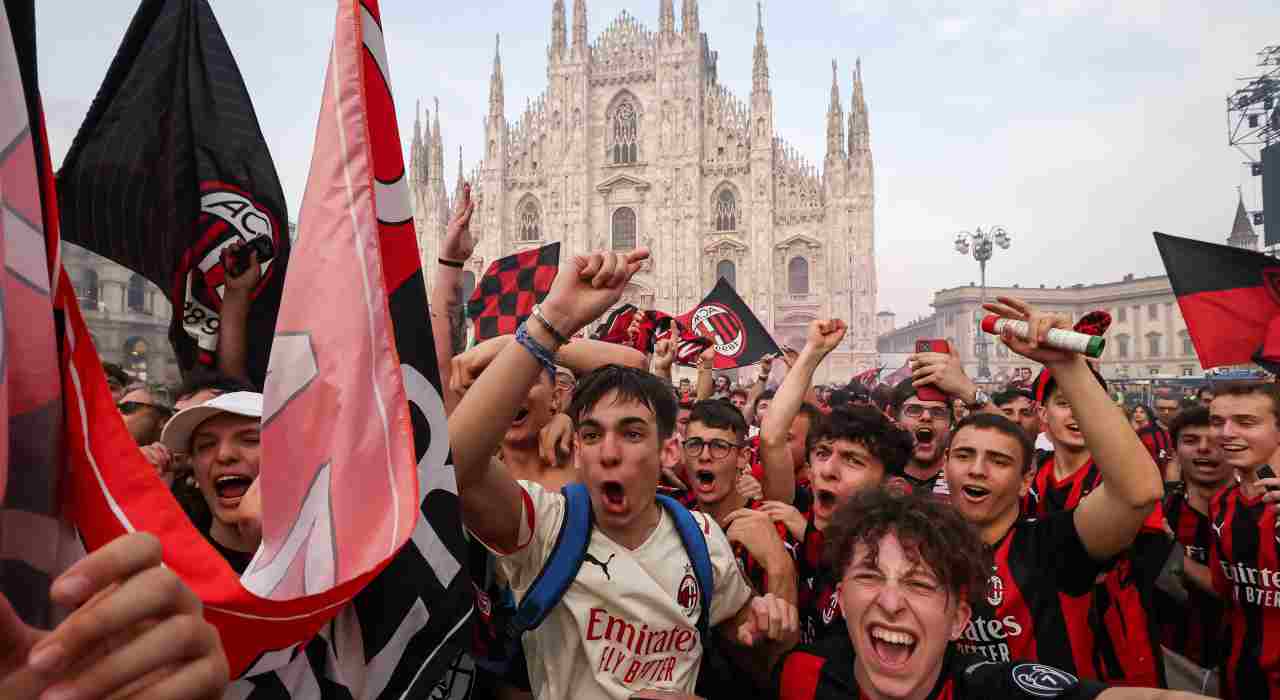 Tifosi Milan Scudetto