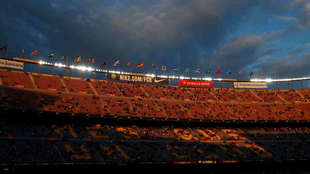 Una veduta del Camp Nou 