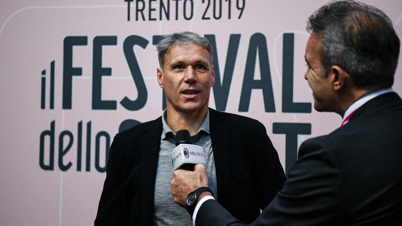 Van Basten intervenuto al Festival dello Sport di Trento nel 2019