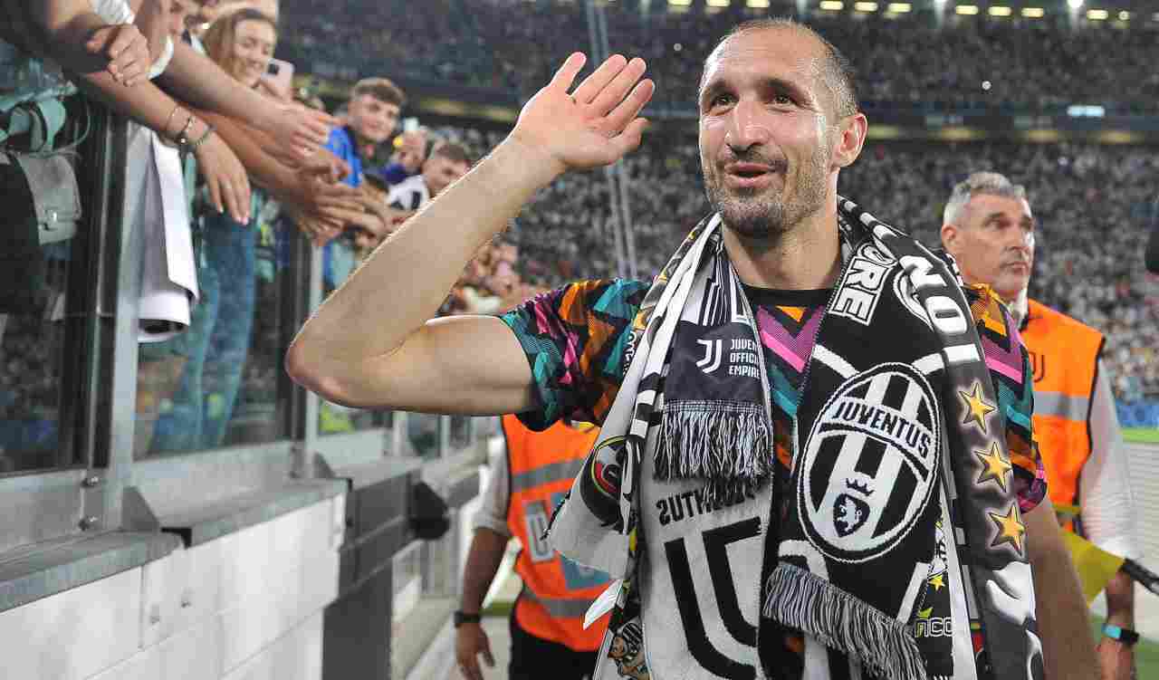 Juventus, Chiellini saluta i tifosi