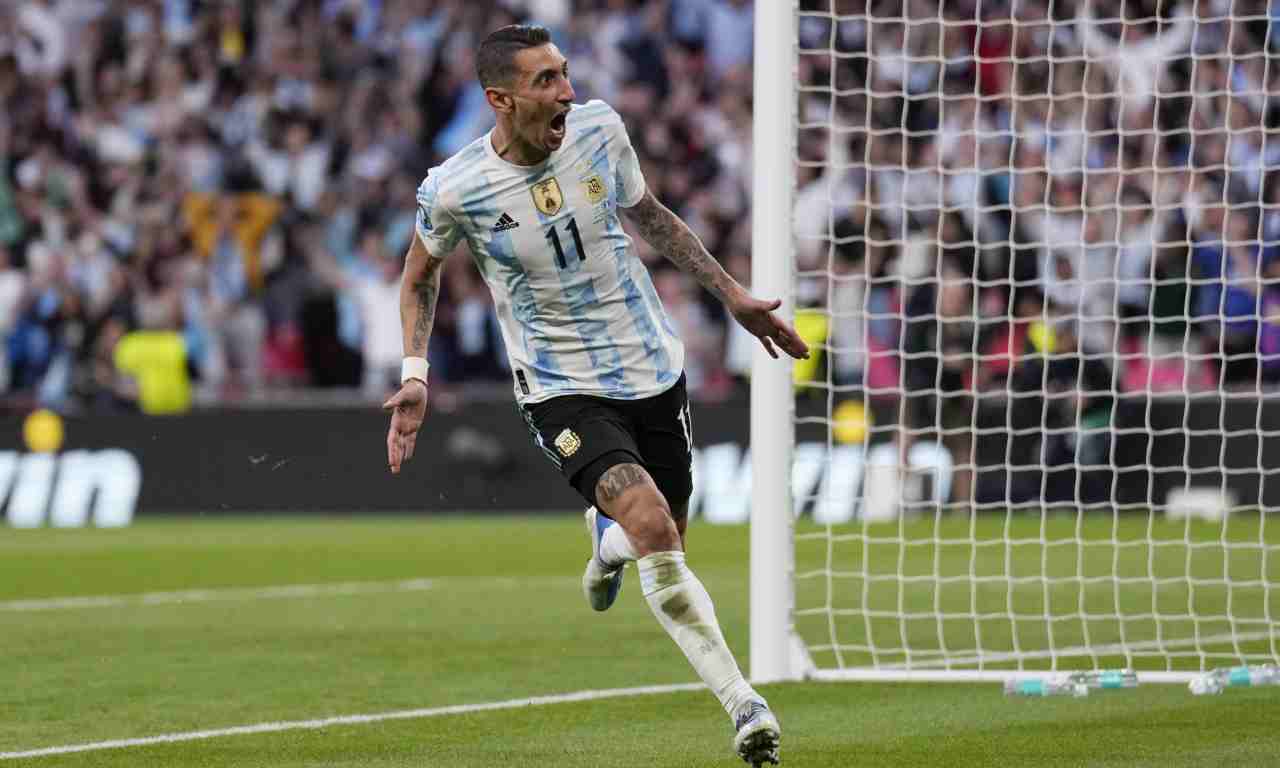 Di Maria esulta