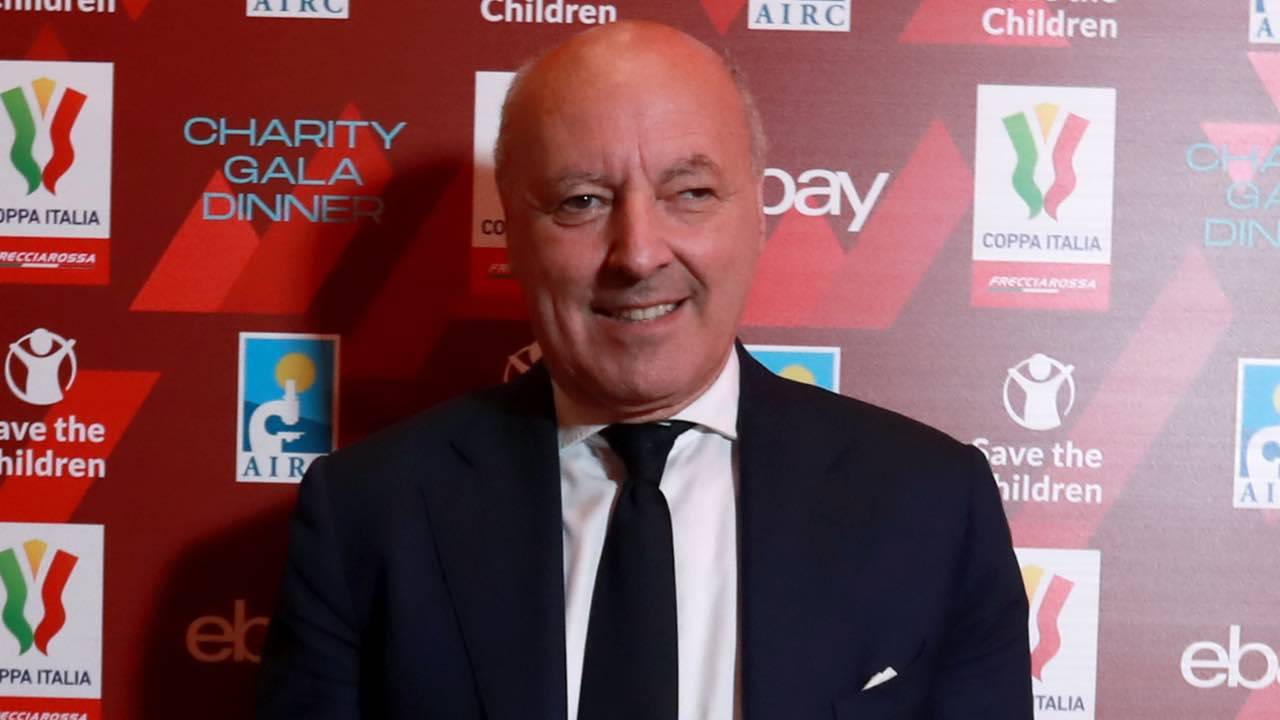 Giuseppe Marotta sorridente