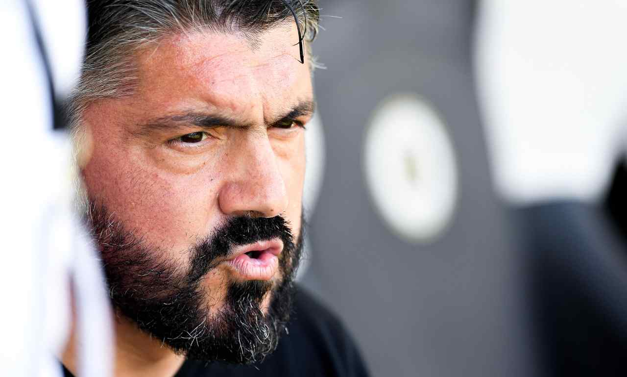 Primo piano di Gattuso, ex allenatore del Napoli