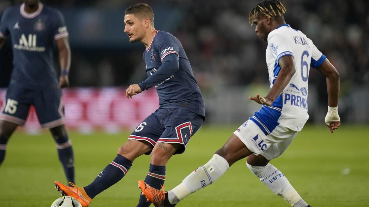 Marco Verratti in azione