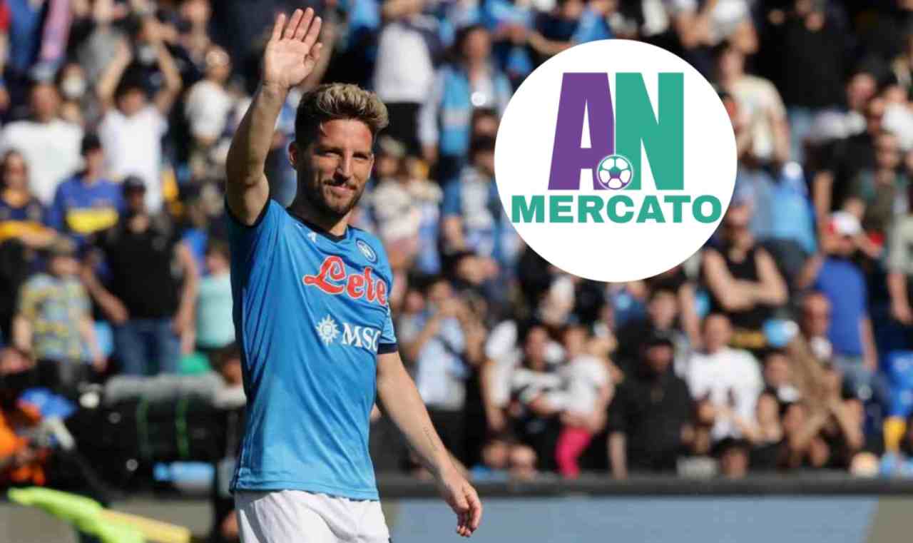 Napoli, Mertens saluta