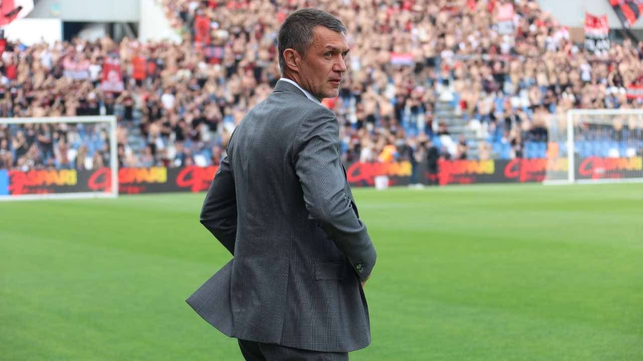 Paolo Maldini in campo