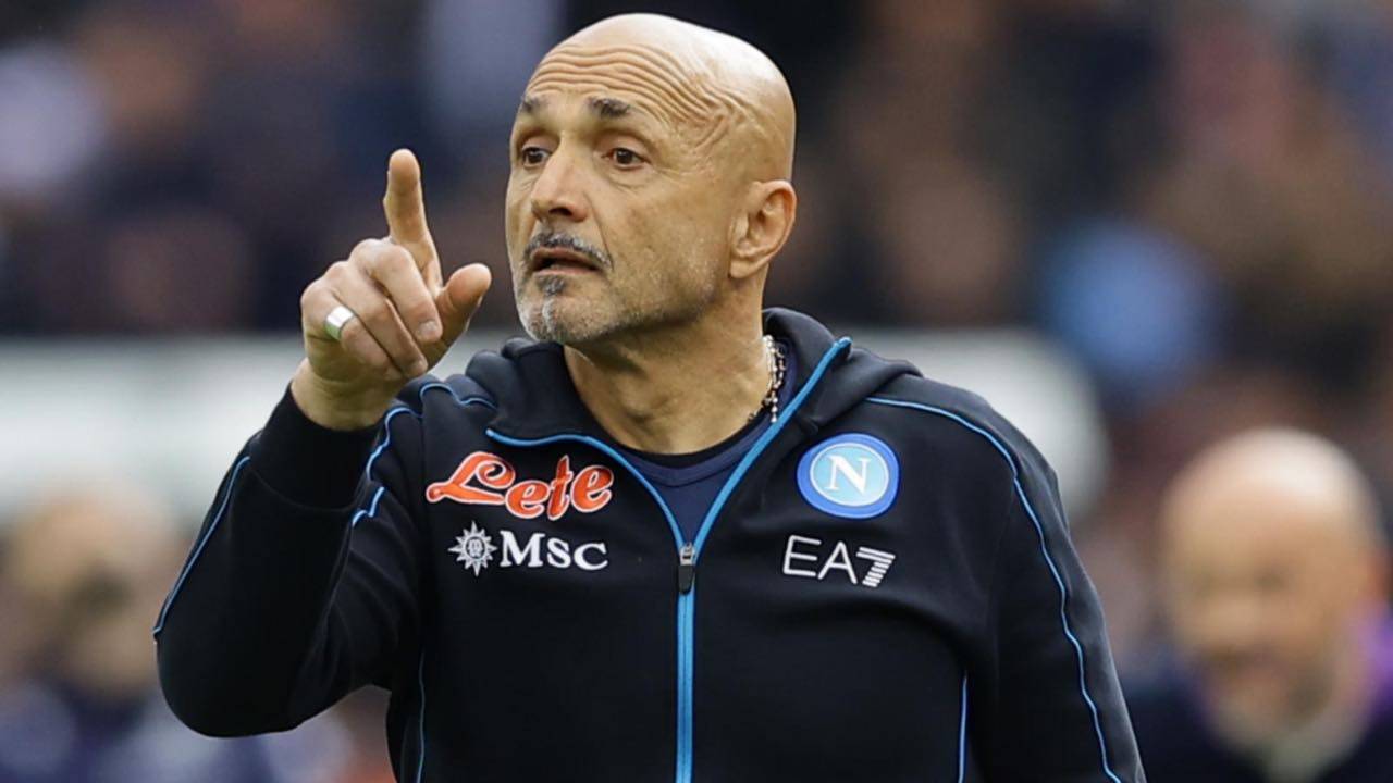 Luciano Spalletti a bordocampo