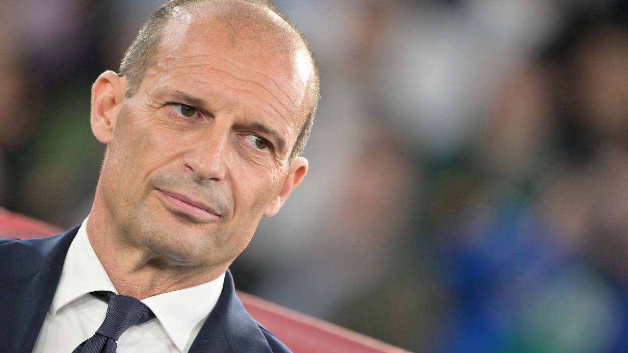 Allegri concentrato Juventus