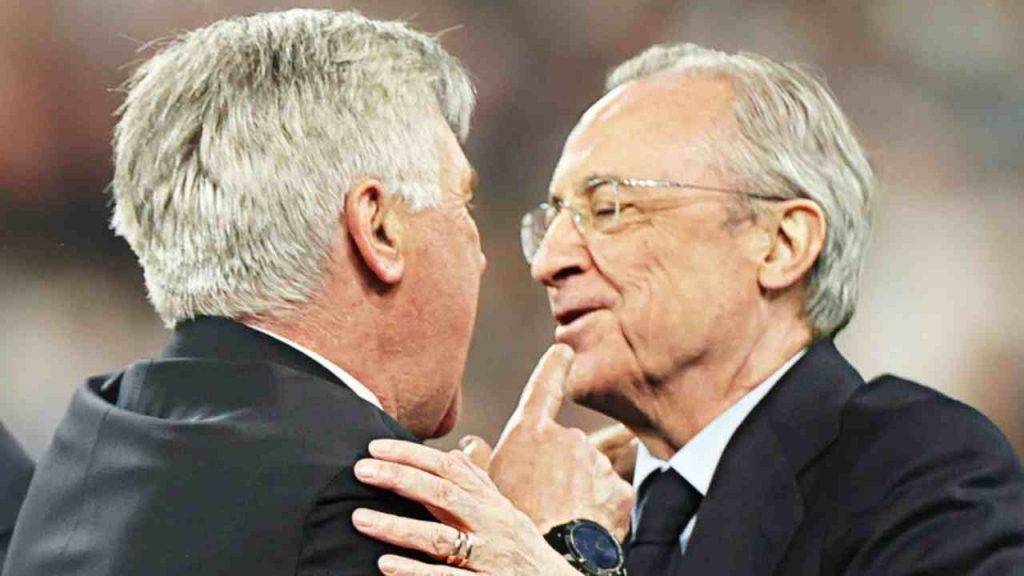 Ancelotti e Florentino Perez