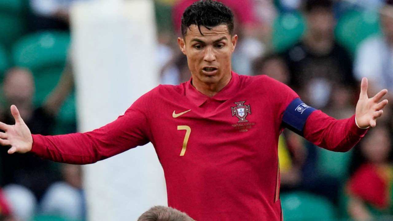 Ronaldo in campo col Portogallo