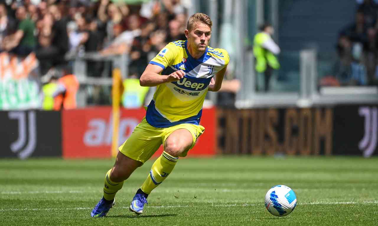 De Ligt in azione 