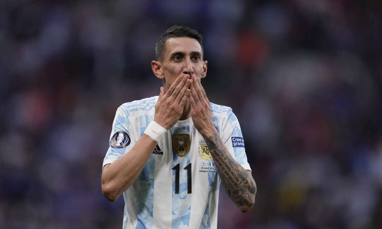 Di Maria esulta 