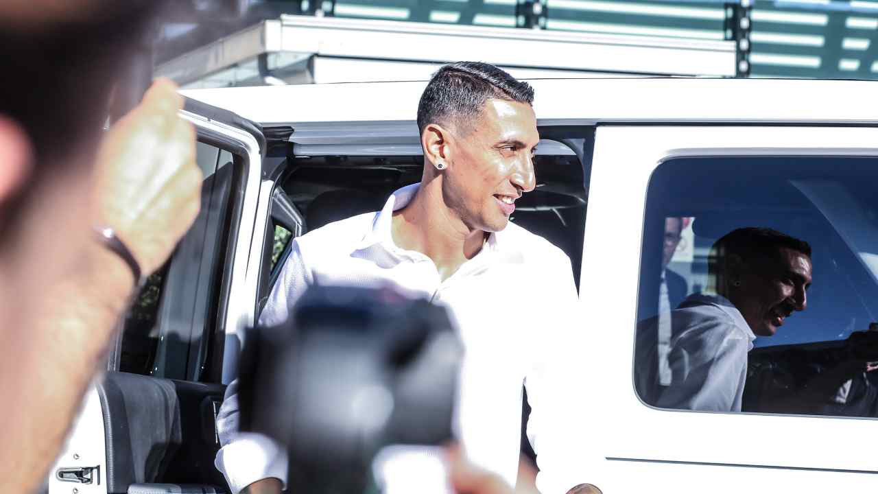 Di Maria sorride ai tifosi Juventus