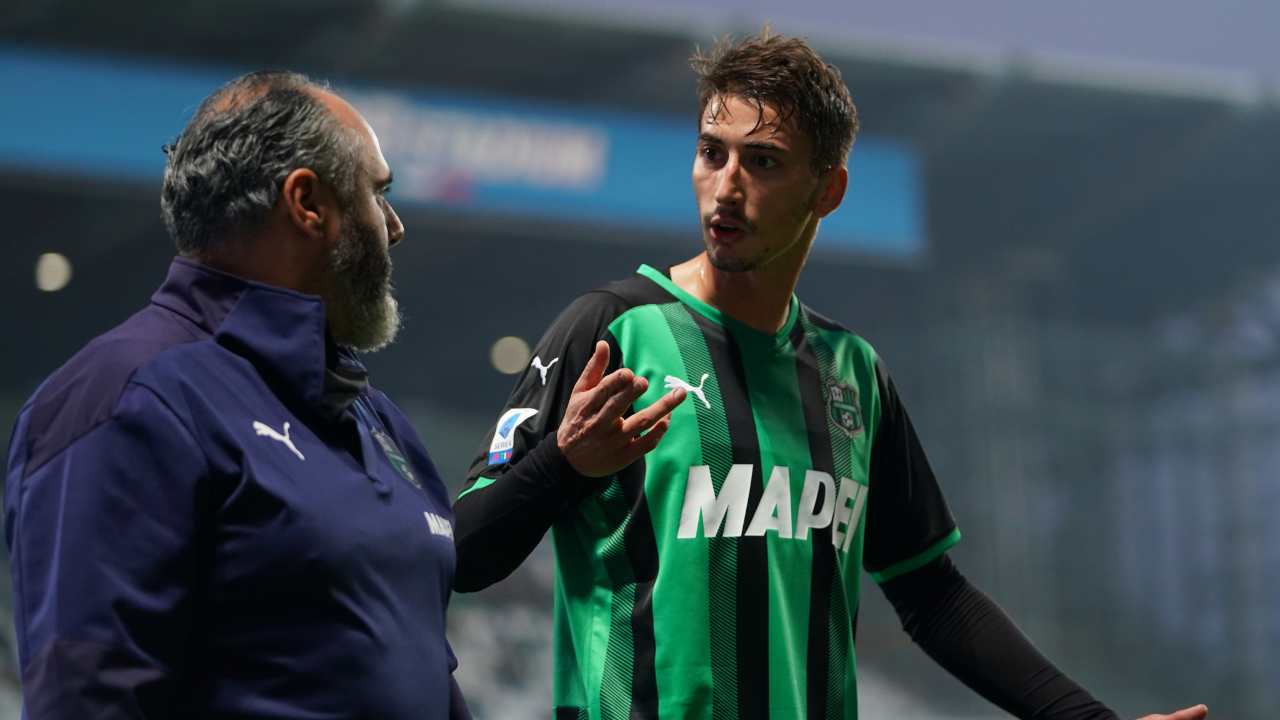 Djuricic con la maglia del Sassuolo