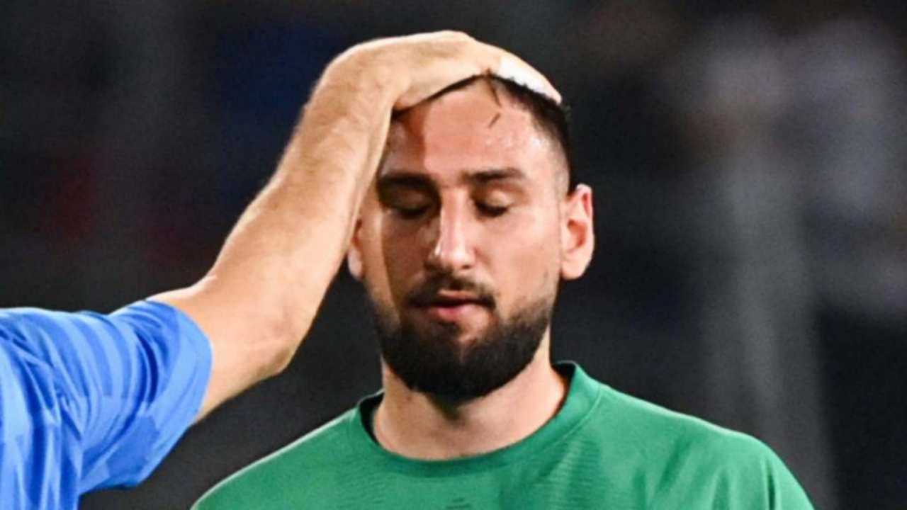 Donnarumma avvilito